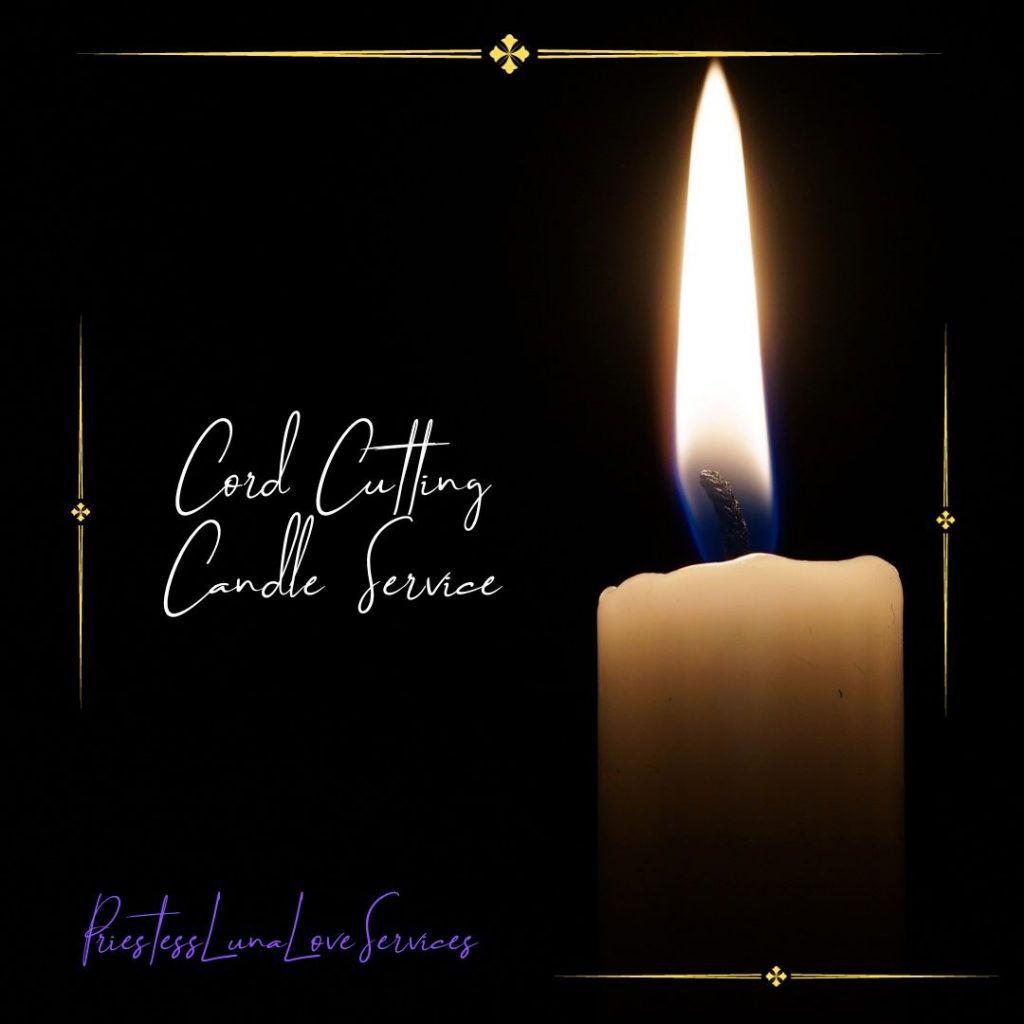 Cord cutting candle